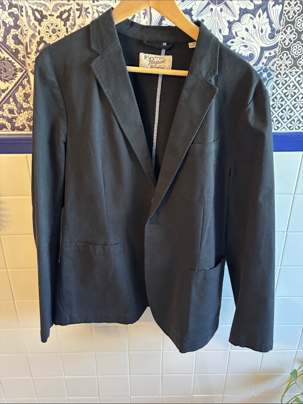 Original Penguin Black Men's Casual Blazer Sport Coat